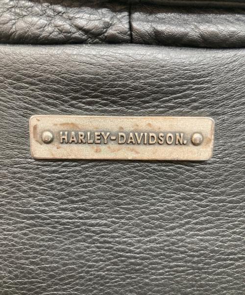 HARLEY-DAVIDSON（ハーレーダビッドソン）HARLEY-DAVIDSON (ハーレーダビッドソン) 襟付きレザージャケット ブラック サイズ:Sの古着・服飾アイテム