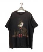 SHOOTシュート）の古着「ボロバンドTシャツ」｜ブラック