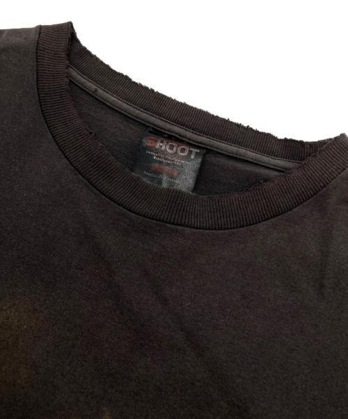 SHOOT（シュート）SHOOT (シュート) ボロバンドTシャツ ブラック サイズ:下記参照の古着・服飾アイテム