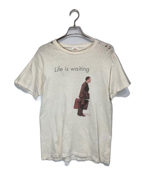 FRUIT OF THE LOOM（フルーツオブザルーム）FRUIT OF THE LOOM (フルーツオブザルーム) ボロTシャツ ベージュ サイズ:Ⅿの古着・服飾アイテム