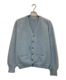 ashmead（-）の古着「ヴィンテージボロモヘアブレンドカーディガン」｜ブルー