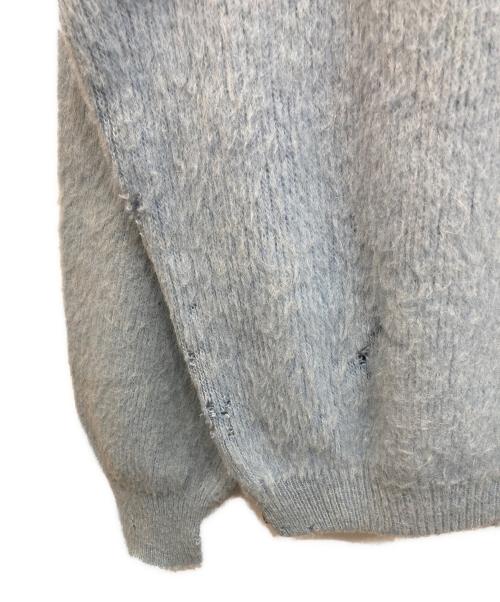 ashmead（-）ashmead (-) ヴィンテージボロモヘアブレンドカーディガン ブルー サイズ:Lの古着・服飾アイテム