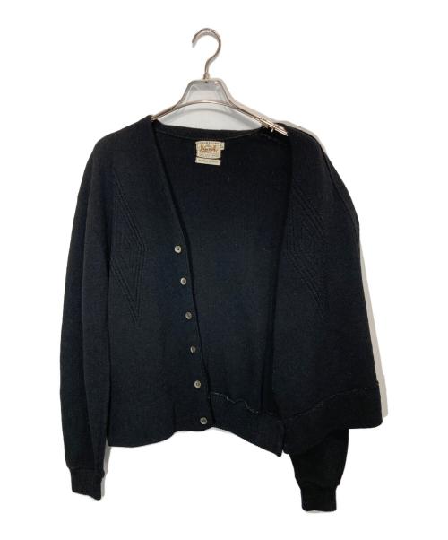 CAMPUS（キャンパス）CAMPUS (キャンパス) ヴィンテージカーディガン ブラック サイズ:Lの古着・服飾アイテム