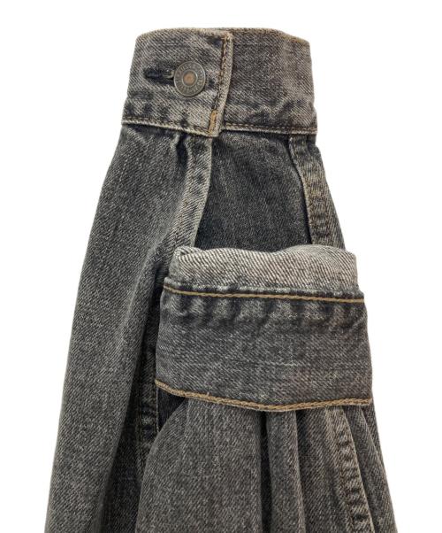 LEVI'S（リーバイス）LEVI'S (リーバイス) 先染めブラックデニムジャケット グレー サイズ:38の古着・服飾アイテム