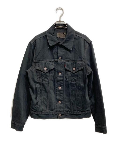 LEVI'S（リーバイス）LEVI'S (リーバイス) 後染めブラックデニムジャケット ブラック サイズ:-の古着・服飾アイテム
