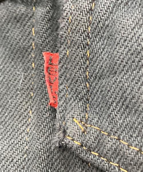 LEVI'S（リーバイス）LEVI'S (リーバイス) 後染めブラックデニムジャケット ブラック サイズ:-の古着・服飾アイテム
