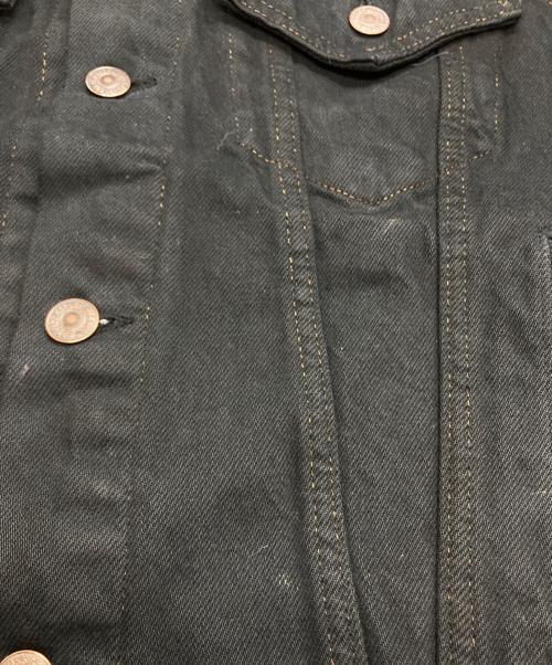 LEVI'S（リーバイス）LEVI'S (リーバイス) 後染めブラックデニムジャケット ブラック サイズ:-の古着・服飾アイテム