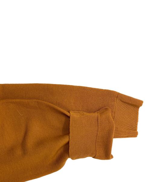 JOHN SMEDLEY（ジョンスメドレー）JOHN SMEDLEY (ジョンスメドレー) クルーネックウールニット ブラウン サイズ:Mの古着・服飾アイテム