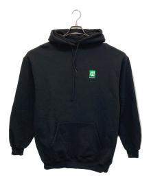 BALENCIAGA（バレンシアガ）の古着「リーフロゴパーカー」｜ブラック