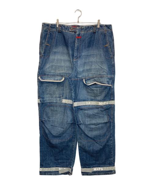 MARITHE+FRANCOIS GIRBAUD（マリテフランソワジルボー）MARITHE+FRANCOIS GIRBAUD (マリテフランソワジルボー) シャトルデニムパンツ インディゴ サイズ:44Mの古着・服飾アイテム