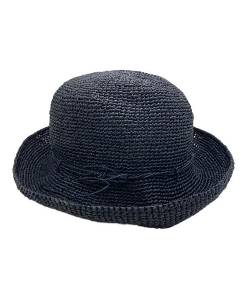 HELEN KAMINSKI（ヘレンカミンスキー）HELEN KAMINSKI (ヘレンカミンスキー) ラフィアハット ネイビー サイズ:-の古着・服飾アイテム