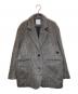 CLANE（クラネ）の古着「MIX SHAGGY OVER TAILORED JACKET」｜ブラウン