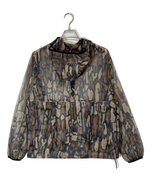 stussy（ステューシー）stussy (ステューシー) Tree Bark Mesh Poncho グリーン サイズ:Sの古着・服飾アイテム