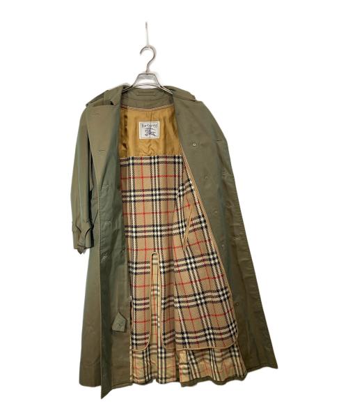 Burberry's（バーバリー）Burberry's (バーバリー) ライナー付トレンチコート グリーン サイズ:9AB2の古着・服飾アイテム