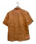 ISSEY MIYAKE MEN (イッセイミヤケメン) リネンオープンカラーシャツ オレンジ サイズ:Ⅿ：12000円