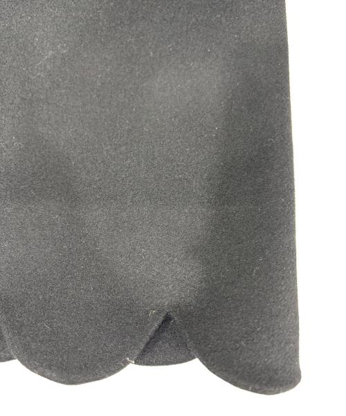 YOKO CHAN（ヨーコチャン）YOKO CHAN (ヨーコチャン) ウールスカラップスカート ブラック サイズ:40の古着・服飾アイテム