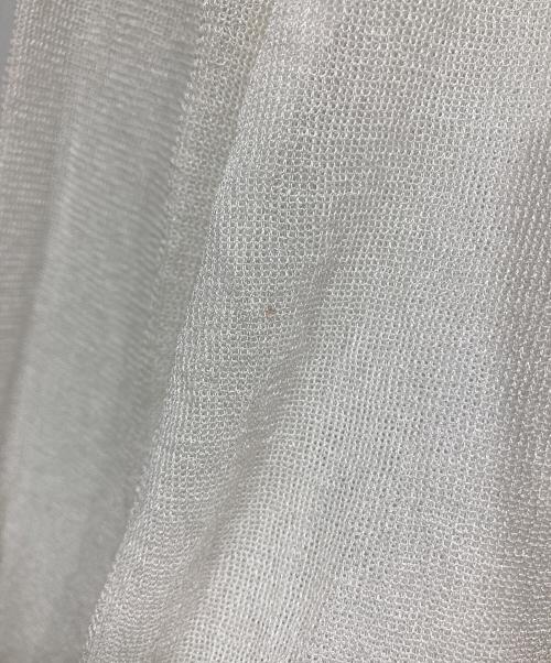 Salvatore Ferragamo（サルヴァトーレ フェラガモ）Salvatore Ferragamo (サルヴァトーレ フェラガモ) シースルーニット ホワイト サイズ:Sの古着・服飾アイテム