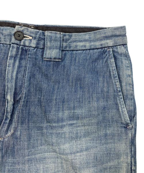 MIHARA YASUHIRO（ミハラヤスヒロ）MIHARA YASUHIRO (ミハラヤスヒロ) ダメージデニムカーゴパンツ インディゴ サイズ:46の古着・服飾アイテム