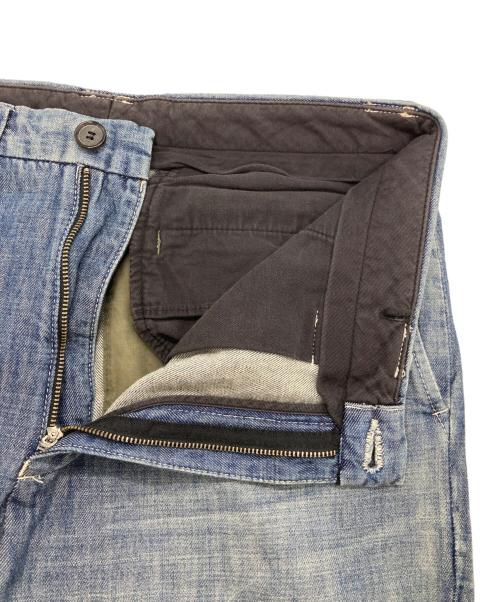 MIHARA YASUHIRO（ミハラヤスヒロ）MIHARA YASUHIRO (ミハラヤスヒロ) ダメージデニムカーゴパンツ インディゴ サイズ:46の古着・服飾アイテム