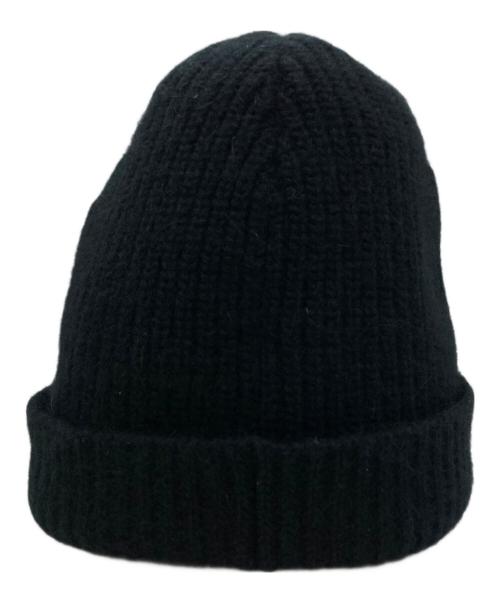 CELINE（セリーヌ）CELINE (セリーヌ) エンブロイダリー ロゴニット帽 ブラック サイズ: TUの古着・服飾アイテム