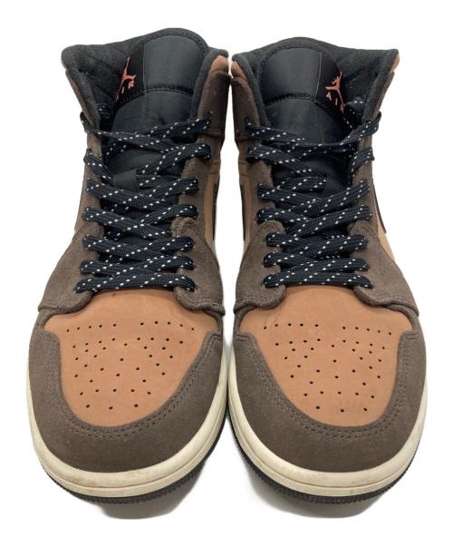 NIKE（ナイキ）NIKE (ナイキ) AIR JORDAN 1 MID SE ブラウン サイズ:27.5cmの古着・服飾アイテム