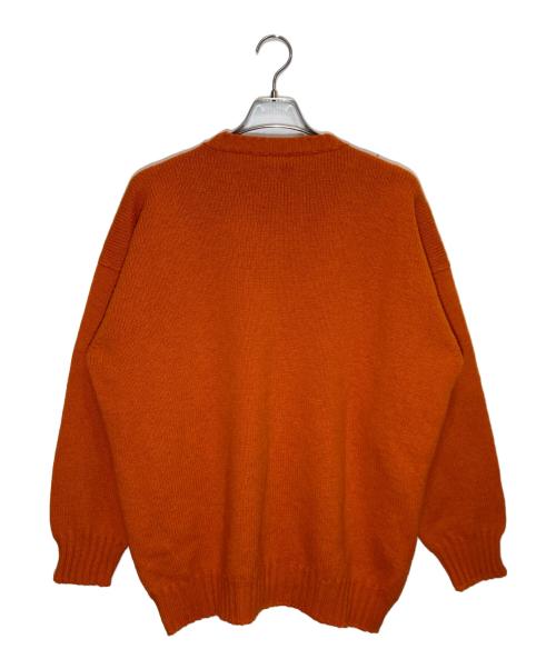 Jamieson's of Shetland（ジャミーソンズオブシェトランド）Jamieson's of Shetland (ジャミーソンズオブシェトランド) シェットランドウールニット オレンジ サイズ:XLの古着・服飾アイテム
