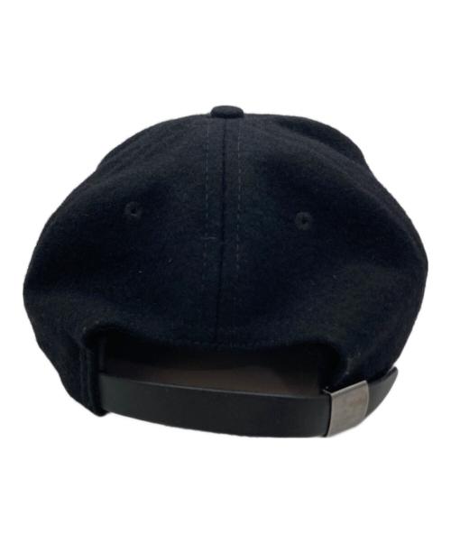 CDG（シーディージー）CDG (シーディージー) EBBETS FIELD FLANNELS (エベッツフィールドフランネルズ) ロゴウールキャップ ブラック サイズ:-の古着・服飾アイテム