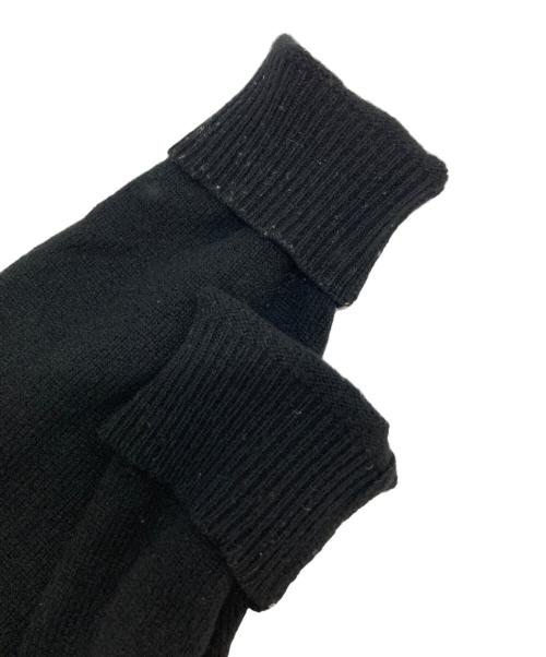 stussy（ステューシー）stussy (ステューシー) Vネックカーディガン ブラック サイズ:SIZE Lの古着・服飾アイテム