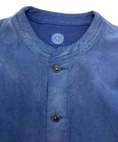 Porter Classic（ポータークラシック）Porter Classic (ポータークラシック) MOLESKIN NO-COLLAR JACKET ネイビー サイズ:Sの古着・服飾アイテム