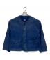 Porter Classic（ポータークラシック）の古着「MOLESKIN NO-COLLAR JACKET」｜ネイビー