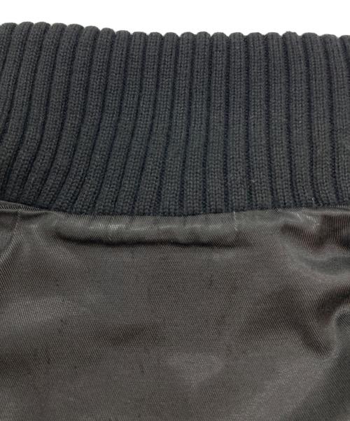 agnes b homme（アニエスベーオム）agnes b homme (アニエスベーオム) リブジップブルゾン ブラック サイズ:1の古着・服飾アイテム