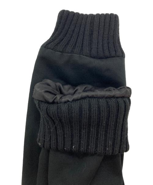 agnes b homme（アニエスベーオム）agnes b homme (アニエスベーオム) リブジップブルゾン ブラック サイズ:1の古着・服飾アイテム