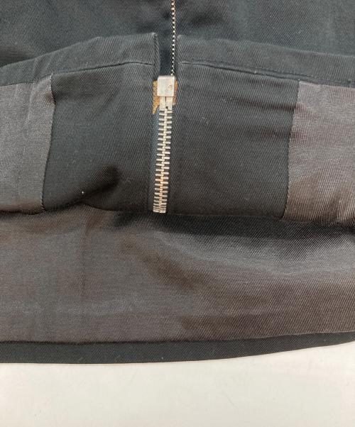 agnes b homme（アニエスベーオム）agnes b homme (アニエスベーオム) リブジップブルゾン ブラック サイズ:1の古着・服飾アイテム