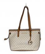 MICHAEL KORSマイケル・コース）の古着「JET SET TRAVEL トートバッグ」｜ホワイト