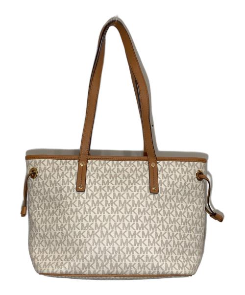 MICHAEL KORS（マイケル・コース）MICHAEL KORS (マイケル・コース) JET SET TRAVEL トートバッグ ホワイト サイズ:-の古着・服飾アイテム