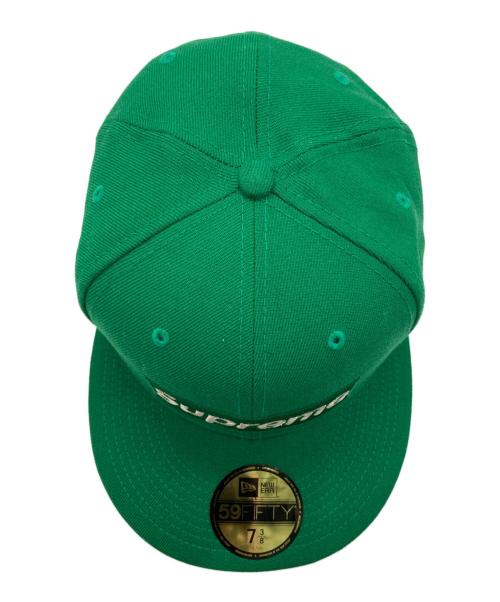 New Era（ニューエラ）New Era (ニューエラ) Supreme (シュプリーム) World Famous Box Logo グリーン サイズ:SIZE 58.7CMの古着・服飾アイテム