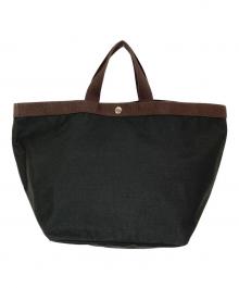 Herve Chapelier（エルベシャプリエ）の古着「725C コーデュラ舟型トートL」｜ブラック