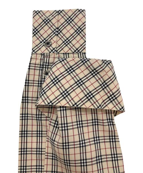 BURBERRY BLUE LABEL（バーバリー ブルー レーベル）BURBERRY BLUE LABEL (バーバリー ブルー レーベル) ノバチェックシャツ ベージュ サイズ:38の古着・服飾アイテム