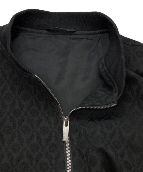JOSEPH（ジョゼフ）JOSEPH (ジョゼフ) オーナメントジャガード ジップアップブルゾン ブラック サイズ:48の古着・服飾アイテム