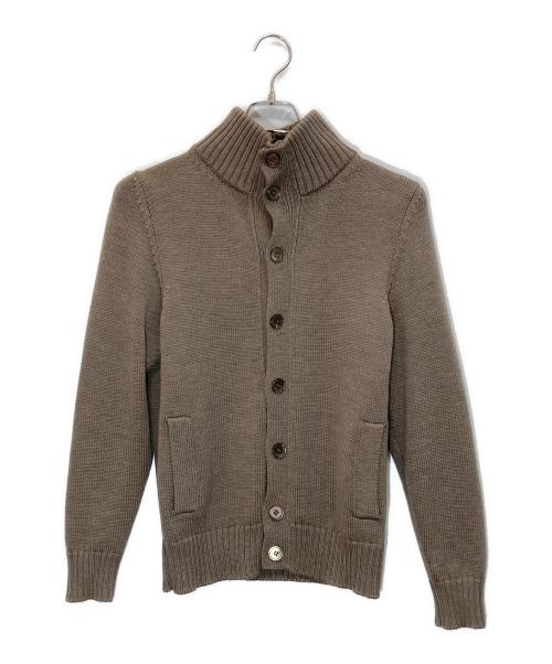 Zanone（ザノーネ）Zanone (ザノーネ) CHIOTOウールカーディガン ブラウン サイズ:44の古着・服飾アイテム