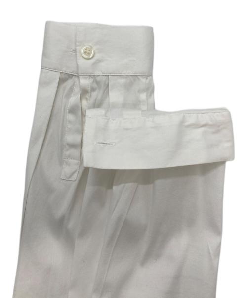 PRADA（プラダ）PRADA (プラダ) ストレッチコットンナローフィットソリッドシャツ ホワイト サイズ:40の古着・服飾アイテム