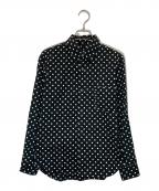 COMME des GARCONS COMME des GARCONSコムデギャルソン コムデギャルソン）の古着「ドットシャツ」｜ホワイト×ブラック