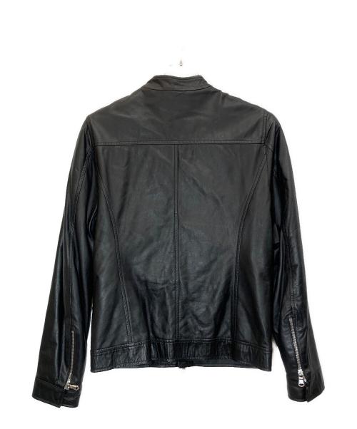 DACUTE（ダクテ）DACUTE (ダクテ) シングルライダースジャケット ブラック サイズ:46の古着・服飾アイテム