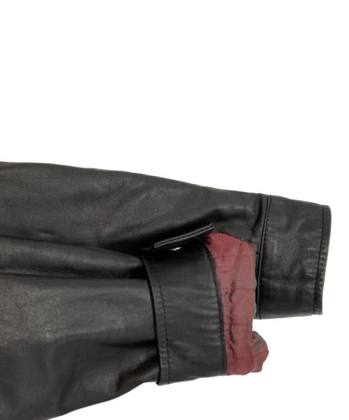 DACUTE（ダクテ）DACUTE (ダクテ) シングルライダースジャケット ブラック サイズ:46の古着・服飾アイテム