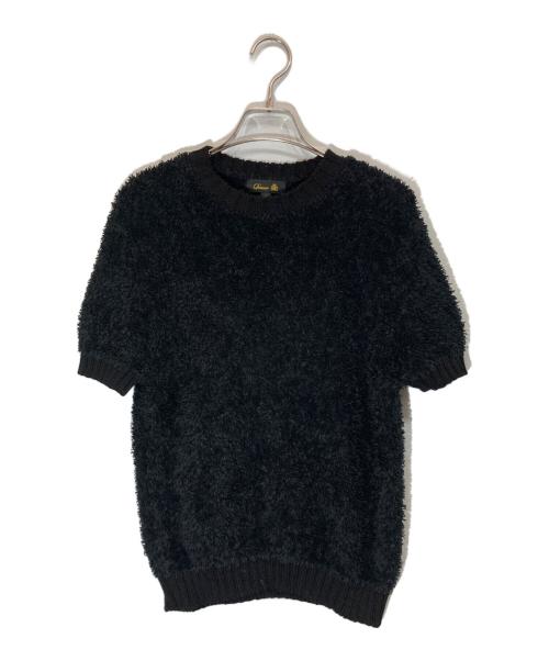 DRAWER（ドゥロワー）Drawer (ドゥロワー) 3Gコットンへアリーニット ブラック サイズ:1の古着・服飾アイテム