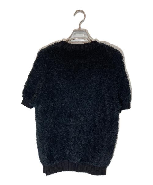 DRAWER（ドゥロワー）Drawer (ドゥロワー) 3Gコットンへアリーニット ブラック サイズ:1の古着・服飾アイテム