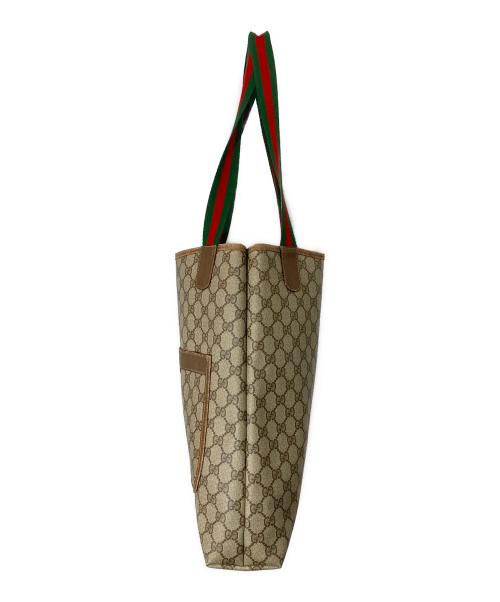 GUCCI（グッチ）GUCCI (グッチ) GGスプリームトートバッグ ブラウン サイズ:-の古着・服飾アイテム