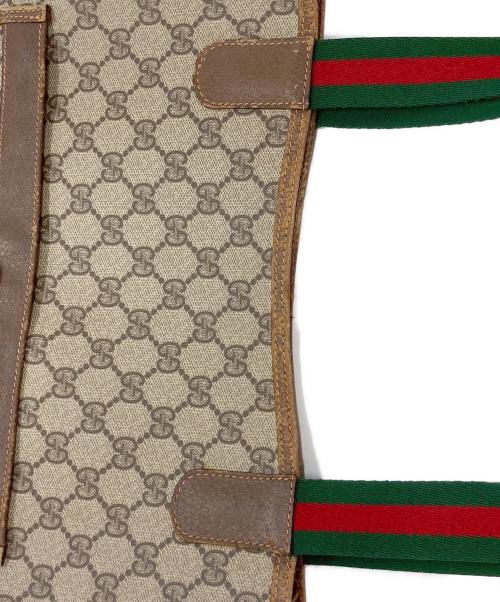GUCCI（グッチ）GUCCI (グッチ) GGスプリームトートバッグ ブラウン サイズ:-の古着・服飾アイテム