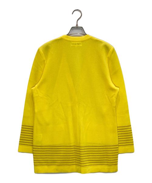 Yves Saint Laurent（イヴサンローラン）Yves Saint Laurent (イヴサンローラン) ニットカーディガン イエロー サイズ:Lの古着・服飾アイテム