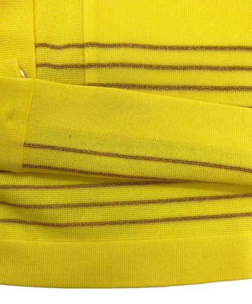 Yves Saint Laurent（イヴサンローラン）Yves Saint Laurent (イヴサンローラン) ニットカーディガン イエロー サイズ:Lの古着・服飾アイテム
